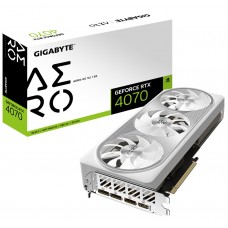 Видеокарта GeForce RTX 4070, Gigabyte, AERO OC V2, 12Gb GDDR6X (GV-N4070AERO OCV2-12GD)