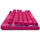 Клавіатура бездротова Logitech PRO X TKL, Magenta (920-012159)