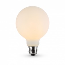 Лампа світлодіодна E27, 7 Вт, 3000K, G80, Videx Filament, 806 Лм, 220V, Porcelain Dimmable (VL-DG80MO)