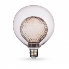 Лампа світлодіодна E27, 3.5 Вт, 3000K, G125, Videx Filament, 240 Лм, 220V, Bulb in Bulb (VL-DG125-BB80LF)