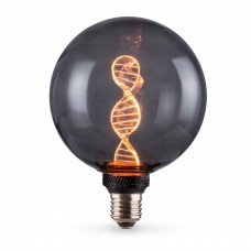 Лампа светодиодная E27, 3.5 Вт, 1800K, G125, Videx Filament, 60 Лм, 220V, Smoky (VL-DNA-G125-S)