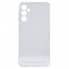 Бампер для Samsung Galaxy A24 4G, with pocket, Transparent
