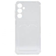 Бампер для Samsung Galaxy A25, with pocket, Transparent