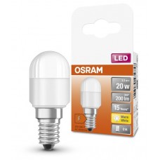Лампа светодиодная E14, 2.3 Вт, 2700K, T26, Osram, 200 Лм, 220V (4058075432758)