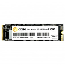 Твердотільний накопичувач M.2 256Gb, Atria X500S, PCI-E 3.0 x4 (ATNVMX500S/256)