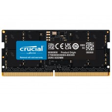 Пам'ять SO-DIMM, DDR5, 16Gb, 5200 MHz, Crucial, 1.1V, CL42 (CT16G52C42S5)