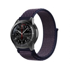 Ремінець для смарт годинника Huawei Watch GT/GT 2 46mm/GT 2 Pro, BeCover Nylon Style, Dark Blue