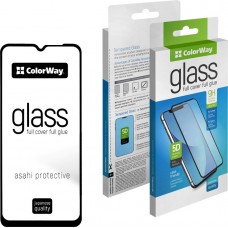 Захисне скло для Samsung Galaxy A04s, ColorWay, Black, Full Cover & Glue (CW-GSFGSGA047-BK)