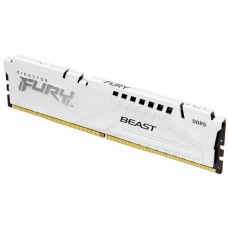 Пам'ять 16Gb DDR5, 6000 MHz, Kingston Fury Beast, White (KF560C40BW-16)