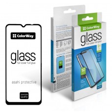 Захисне скло для Samsung Galaxy M33 (M336), ColorWay, Black, Full Cover & Glue (CW-GSFGSGM336-BK)