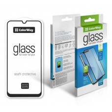 Защитное стекло для Xiaomi Redmi 12C, ColorWay, Black, Full Cover & Glue (CW-GSFGXR12C-BK)