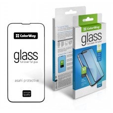 Защитное стекло для ZTE Blade A73, ColorWay, Black, Full Cover & Glue (CW-GSFGZBA73-BK)