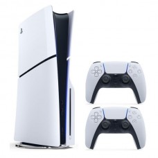 Игровая приставка Sony PlayStation 5 Slim, White, с Blu-ray приводом + дополнительный джойстик