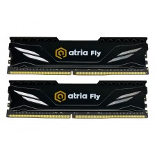 Пам'ять 16Gb x 2 (32Gb Kit) DDR4, 3200 MHz, Atria Fly, Black (UAT43200CL18BK2/32)