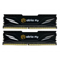 Пам'ять 16Gb x 2 (32Gb Kit) DDR4, 3600 MHz, Atria Fly, Black (UAT43600CL18BK2/32)