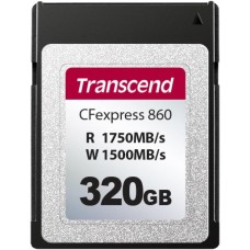 Карта пам'яті CFexpress Card Type B, 320Gb, Transcend CFexpress 860 (TS320GCFE860)