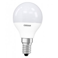 Лампа светодиодная E14, 6.5 Вт, 4000K, P45, Osram, 550 Лм, 220V (4058075134263)