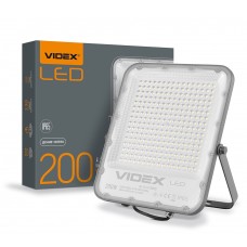 Прожектор LED, Videx Premium F2, Grey, 200 Вт, 26 000 Лм (VL-F2-2005G)