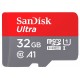 Карта пам'яті microSDHC, 32Gb, SanDisk Ultra, Class10 UHS-I U1 A1, SD адаптер, до 120 MB/s (SDSQUA4-032G-GN6IA)