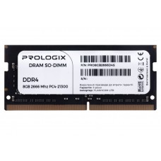 Память SO-DIMM, DDR4, 8Gb, 2666 MHz, ProLogix, 1.2V, CL19 (PRO8GB2666D4S)