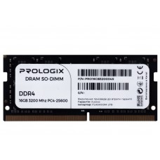 Память SO-DIMM, DDR4, 16Gb, 3200 MHz, ProLogix, 1.2V, CL22 (PRO16GB3200D4S)
