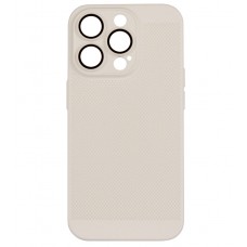 Бампер для Apple iPhone 15 Pro, White, ColorWay PC Cover (CW-CPCAI15P-WT)
