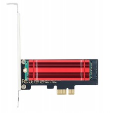 Плата-адаптер Fenvi SSD-X1 с радиатором, PCI-E X1, для 1 x SSD M.2 (ключ M, NVMe)