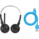 Навушники бездротові JLab GO Work Pop Wireless Headphones, Black, Bluetooth (IEUHBGWRKPOPRBLK4)