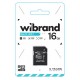 Карта пам'яті microSDHC, 16Gb, Wibrand, SD адаптер (WICDHU1/16GB-A)