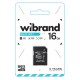 Карта памяти microSDHC, 16Gb, Wibrand, SD адаптер (WICDHU1/16GB-A)