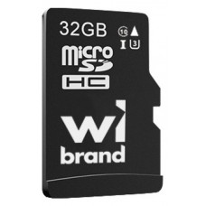 Карта памяти microSDHC, 32Gb, Class10 UHS-1 U3, Wibrand, без адаптера (WICDHU3/32GB)