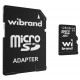Карта памяти microSDXC, 128Gb, Wibrand, SD адаптер (WICDHU3/128GB-A)