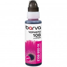 Чорнило Barva Epson 108, Magenta, 100 мл, водорозчинне, флакон OneKey (E108-950-1K)