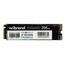 Твердотільний накопичувач M.2 256Gb, Wibrand Caiman, PCI-E 3.0 x4 (WIM.2SSD/CA256GB)