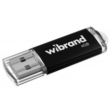 Флеш накопичувач USB 4Gb Wibrand Cougar, Black, USB 2.0 (WI2.0/CU4P1B)