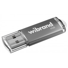 Флеш накопичувач USB 4Gb Wibrand Cougar, Silver, USB 2.0 (WI2.0/CU4P1S)