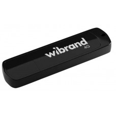 Флеш накопичувач USB 4Gb Wibrand Grizzly, Black, USB 2.0 (WI2.0/GR4P3B)