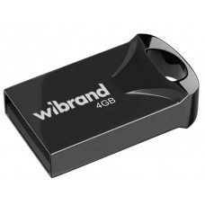 Флеш накопичувач USB 4Gb Wibrand Hawk, Black, USB 2.0 (WI2.0/HA4M1B)