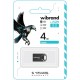 Флеш накопитель USB 4Gb Wibrand Hawk, Black, USB 2.0 (WI2.0/HA4M1B)
