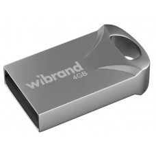 Флеш накопичувач USB 4Gb Wibrand Hawk, Silver, USB 2.0 (WI2.0/HA4M1S)