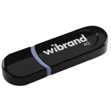 Флеш накопичувач USB 4Gb Wibrand Panther, Black, USB 2.0 (WI2.0/PA4P2B)