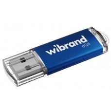 Флеш накопичувач USB 8Gb Wibrand Cougar, Blue, USB 2.0 (WI2.0/CU8P1U)