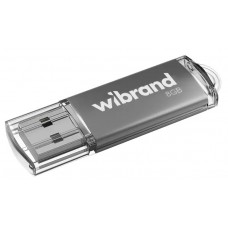Флеш накопичувач USB 8Gb Wibrand Cougar, Silver, USB 2.0 (WI2.0/CU8P1S)