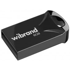Флеш накопичувач USB 8Gb Wibrand Hawk, Black, USB 2.0 (WI2.0/HA8M1B)