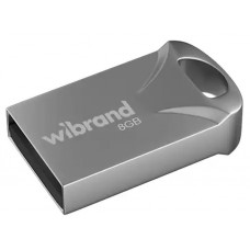 Флеш накопитель USB 8Gb Wibrand Hawk, Silver, USB 2.0 (WI2.0/HA8M1S)