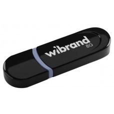 Флеш накопичувач USB 8Gb Wibrand Panther, Black, USB 2.0 (WI2.0/PA8P2B)