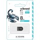 Флеш накопичувач USB 8Gb Wibrand Scorpio, Black, USB 2.0 (WI2.0/SC8M3B)
