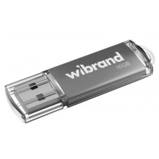Флеш накопитель USB 16Gb Wibrand Cougar, Silver, USB 2.0 (WI2.0/CU16P1S)