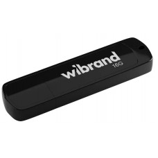 Флеш накопитель USB 16Gb Wibrand Grizzly, Black, USB 2.0 (WI2.0/GR16P3B)