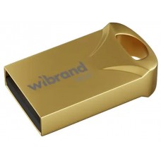 Флеш накопитель USB 16Gb Wibrand Hawk, Gold, USB 2.0 (WI2.0/HA16M1G)
